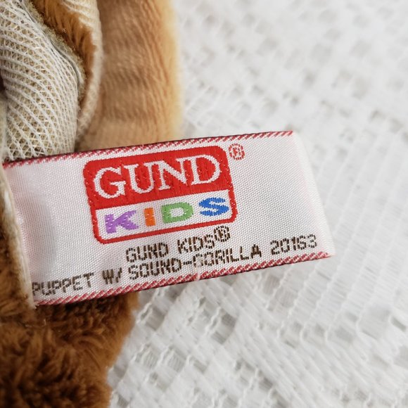 Gund Kids Plush Monkey Hand Puppet 10” - Picture 3 of 5